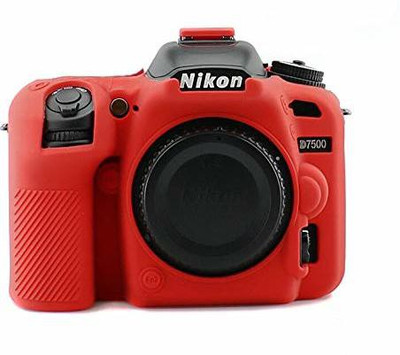 digiclicks Silicone Cover Protective Camera Case Cover for Nikon D7500( Camera Case)- Red  Camera Bag(Red)