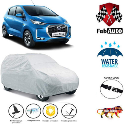 FabAuto Car Cover For Datsun redi-GO(Silver)