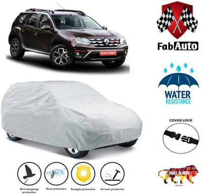 FabAuto Car Cover For Renault Duster(Silver)