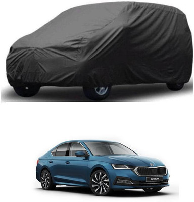 arneja trading company Car Cover For Skoda Octavia (Without Mirror Pockets)(Grey)