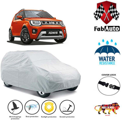 FabAuto Car Cover For Maruti Suzuki Ignis(Silver)
