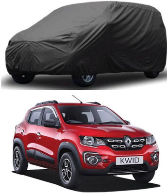 ARNEJA Car Cover For Renault Kwid (Without Mirror Pockets)(Grey)