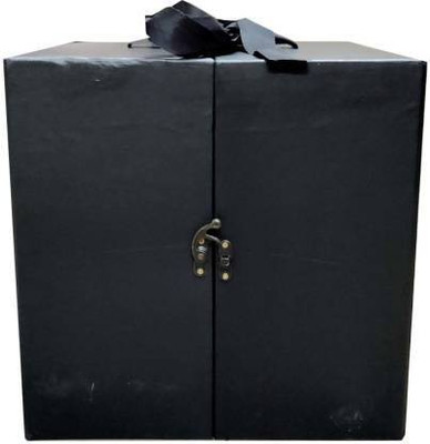 BOUGEONS Self-Locking Box Cardboard Packaging Box(Pack of 1 Black)