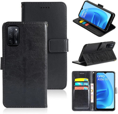 BOZTI Back Cover for Oppo A53s 5G(Black, Grip Case, Pack of: 1)