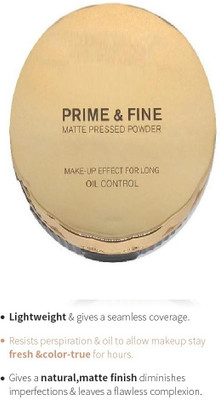 YAWI 2 IN 1 PRIME AND FINE MATTE PRESSED COMPACT OIL CONTROL LONG MAKE UP EFFFECT Compact(SOFT IVORY, 20 g)