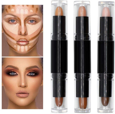 MYEONG Highlight and contour 3d balm stick shade 3 Concealer(Beige, 18.6 g)