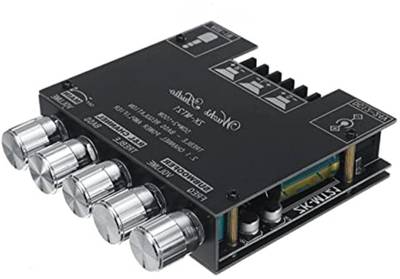 InkOcean Wuzhi mini ZK-MT21 Bluetooth 5.0 Subwoofer Amplifier Board 50WX2+100W 2.1 Channel Power Audio Stereo Amplifier Tone Board Bass AMP AUX Miscellaneous Electronic Hobby Kit