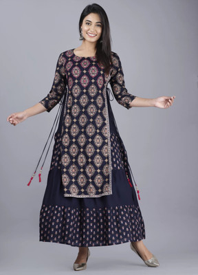 Global beats Women Kurta and Skirt Set
