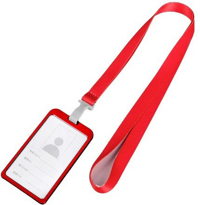 WHNOATOC Stainless Steel ID Badge Holder(Pack of 1)