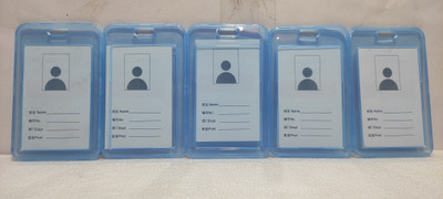 AbhaPrint Plastic ID Badge Holder(Pack of 5)