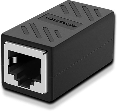 spincart RJ45 Network Coupler, Female to Female LAN Jointer Connector Extender Ethernet for Cat6 Cat5e Cat5 Lan Adapter(1000 Mbps) deal from flipkart spincart RJ45 Network Coupler, Female to Female LAN Jointer Connector Extender Ethernet for Cat6 Cat5e Cat5 Lan Adapter(1000 Mbps) deal from flipkart
