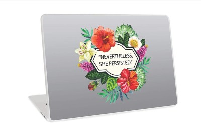 Galaxsia Motivational Floral Quote D1 Vinyl Laptop Skin/Sticker/Cover/Decal vinyl Laptop Decal 15.6