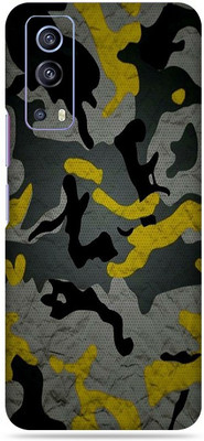 Mclaxa Yellow Camouflage skin Mclaxa Vivo Z 3 mobile back, Vivo Z 3 Mobile Skin(Yellow Camouflage Skin With Super Matte Finish)