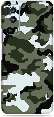 OggyBaba Vivo iQOO Z3, Phone Back side Protector and Camera Protector Mobile Skin(Ultra Super Winter-Camouflage Skin Skin Matte Finish)