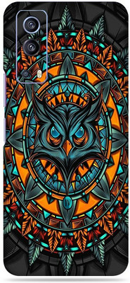 OggyBaba Vivo iQOO Z3, Phone Back side Protector and Camera Protector Mobile Skin(Ultra Super Mighty-Owl Skin Skin Matte Finish)