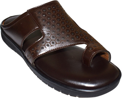 AJANTA Men Sandals(Brown , 6)