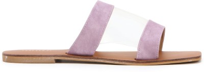 FOREVER 21 Women Flats(Purple, Beige , 3)