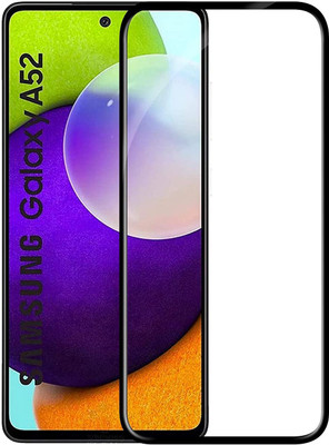 Slugabed Edge To Edge Tempered Glass for Samsung Galaxy A52(Pack of 1)