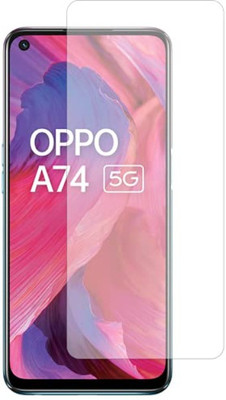 silkykraftz Tempered Glass Guard for Oppo A74 5G(Pack of 1)