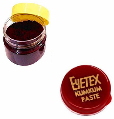 NAACHAAS Madurai Sri Meenakshi Amman Special Thazhampoo Kumkum 30gms with with Eyetex kumkum Paste 2.3gm Maroon Colour Sindoor(Maroon)