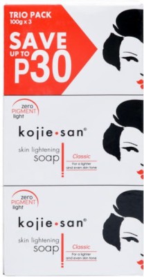 Kojiesan zero pigment light skin lightening classic soap(3 x 33.33 g)