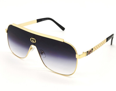 BAJERO Retro Square Sunglasses(For Men & Women, Black)