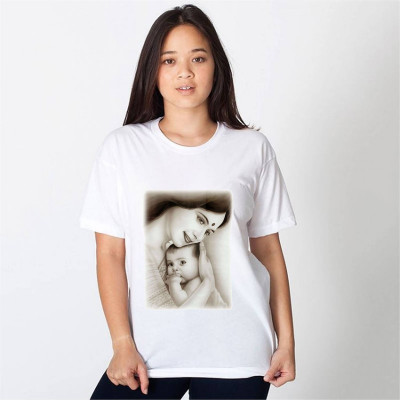 HamsaMART.com Printed Women Round Neck White T-Shirt