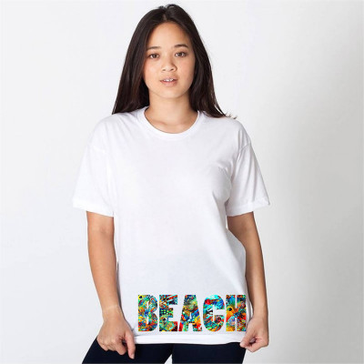 HamsaMART.com Printed Women Round Neck White T-Shirt