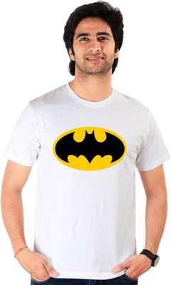 stop & shop Printed Men Round Neck White T-Shirt