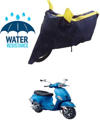 RONISH Waterproof Two Wheeler Cover for Piaggio(Vespa SXL, Blue, Yellow)