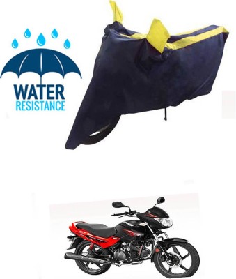 RONISH Waterproof Two Wheeler Cover for Hero(Glamour FI, Blue, Yellow)