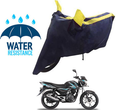 RONISH Waterproof Two Wheeler Cover for Bajaj(Discover 125 DTS-i, Blue, Yellow)