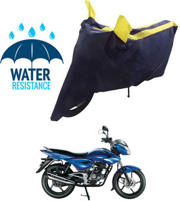 RONISH Waterproof Two Wheeler Cover for Bajaj(XCD 135, Blue, Yellow)