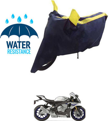 RONISH Waterproof Two Wheeler Cover for Yamaha(YZF R1M, Blue, Yellow)