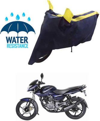 RONISH Waterproof Two Wheeler Cover for Bajaj(Pulsar 135 LS DTS-i, Blue, Yellow)