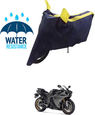 RONISH Waterproof Two Wheeler Cover for Yamaha(YZF-R1, Blue, Yellow)