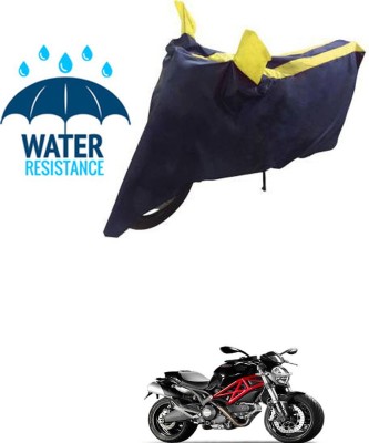 RONISH Waterproof Two Wheeler Cover for Ducati(Monster 796 S2R, Blue, Yellow)