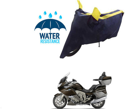 RONISH Waterproof Two Wheeler Cover for BMW(K 1600, Blue, Yellow)