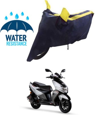 RONISH Waterproof Two Wheeler Cover for TVS(NTORQ, Blue, Yellow)