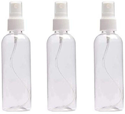 fixree 100 ml Plastic Spray Bottle(Pack of 2, Clear)