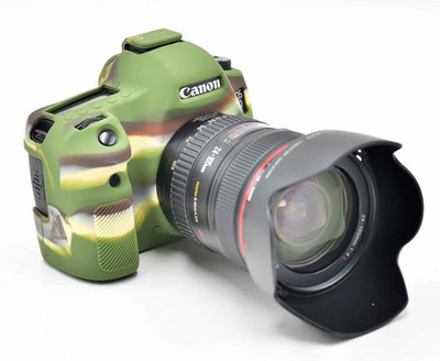Digicom Silicone Cover Protective Camera Cover for Canon EOS 6D Camera-Military Green  Camera Bag(Military Green)
