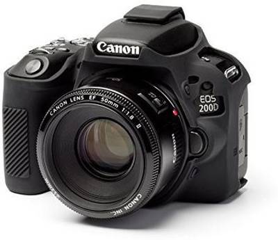 Axcess Silicone Protective Camera Case Cover for Canon 200D Mark II  Camera Bag