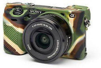 Digicom Easy Cover Skin for Sony A6000/A6300/A6400- Army Green  Camera Bag(Green)