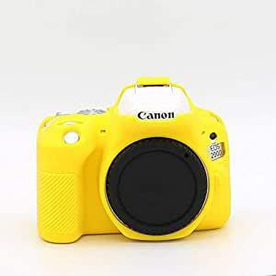 Digicom EasyCover Roy Silicone Protective Camera Case Cover for Canon 200D Yellow  Camera Bag(Yellow)