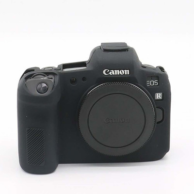 Digicom Silicone Cover Protective Camera Case Cover for Canon EOS R Camera Case- Black  Camera Bag(Black)