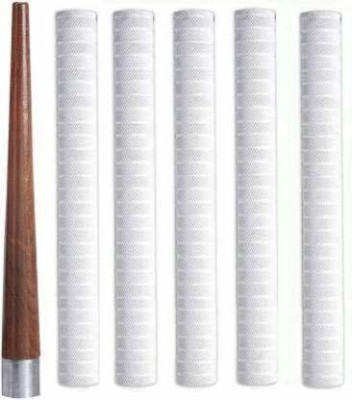 LCARNO Set of 5 Cricket Bat Handle Grip with 1 Cricket Bat Handle Gripper Cone Chevron(Pack of 6)