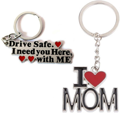 Meeko.com I love MOM with Dive safe metal key chain Key Chain