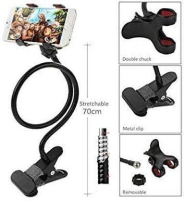 HOJI Durable Metal Lazy Stand Bracket Mobile Phone Stand | Flexible | Portable - Foldable Mobile Holder