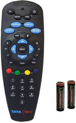 SHAILRON  Original Universal(Company Remote) TATA SKY Remote Controller(Black)