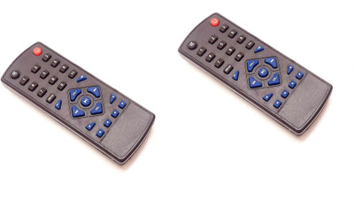 ERHIndia (2 pcs) Bluetooth FM USB Aux Card mp3 Audio Player kit Remote Control for Home Theater Universal Remote Controller(Black)